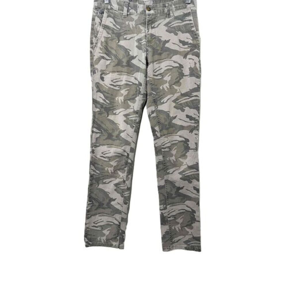 Empyre Skeletor Size 30 Olive Slim Fit Camouflage Pattern Five-Pocket